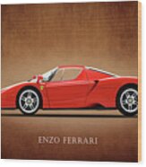 Ferrari Enzo Wood Print