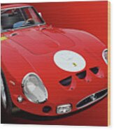 Ferrari Gto Illustration Wood Print