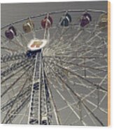 Ferris Wheel 5 Wood Print