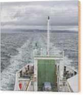 Ferry To The Isle Of Skye, Scotland Wood Print