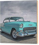 Fifty-five Chevy Wood Print