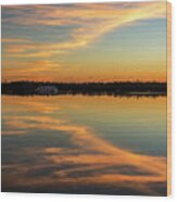 First Key West Sunrise 2018 A Wood Print