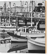 Fishermans Wharf Wood Print