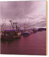 Fishing Fleet Wood Print