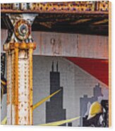Flairmax Industries Sponsors 2010 Chicago Fireman Mural V5 Dsc_0613 Wood Print
