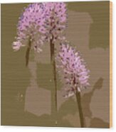 Flower Spike Triad 6849 Wood Print