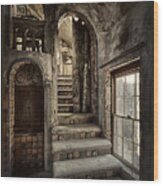 Fonthill Castle Stairwell Wood Print