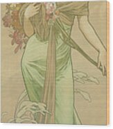 Four Seasons Spring, 1900 Wood Print