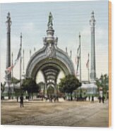 France Paris Exposition 1900 Wood Print