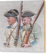 French Soldiers Going Into Battle Wood Print