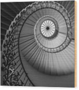 French Spiral Staircase 1 Wood Print