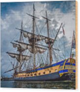 Frigate Hermione 01 Wood Print