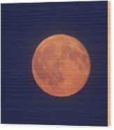 Full Sturgeon Moon Wood Print