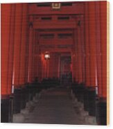 Fushimi Inari Taisha, Kyoto Japan 3 Wood Print