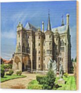 Gaudi - Episcopal Palace Of Astorga - Vintage Wood Print