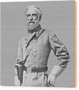 General Robert E Lee Wood Print