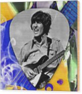George Harrison Beatles Art Wood Print