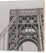George Washington Bridge Wood Print