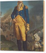 George Washington - Military Portrait Wood Print