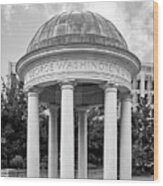 George Washington University Kogan Plaza Wood Print