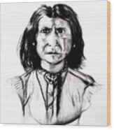 Geronimo Wood Print