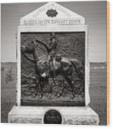 Gettysburg National Park 9th New York Cavalry Monument Wood Print