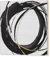 Gilded Enso 1 Wood Print