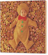 Gingerbread Baby Wood Print