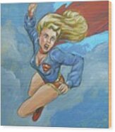 Girl Of Steel 1972 Wood Print