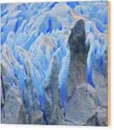 Glacier Iv Wood Print