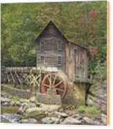 Glade Creek Grist Mill 2 Wood Print