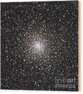 Globular Cluster, M28, Ngc 6626 Wood Print