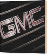 Gmc Emblem - 1634ac Wood Print