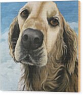 Gracie - Golden Retriever Dog Portrait Wood Print