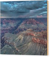 Grand Scenery In The Canyon Wood Print