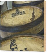 Great Lakes Barrels Wood Print