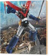 Great Mazinger Rome Wood Print