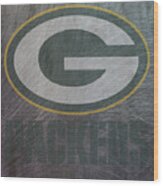 Green Bay Packers Translucent Steel Wood Print