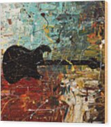 Guitar Story Wood Print