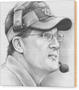 Gus Malzahn Wood Print