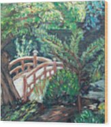 Hakone Garden Wood Print