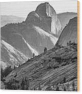 Half Dome Ii Wood Print