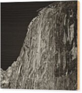 Half Dome Portrait Yosemite National Park Wood Print