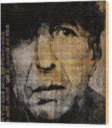 Hallelujah Leonard Cohen Wood Print
