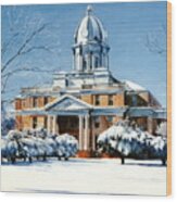 Hardin County Courthouse Wood Print