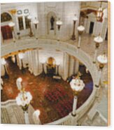 Harrisburg State Capitol Rotunda Wood Print