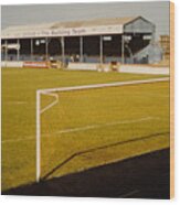 Hartlepool - Victoria Park -clarence Road Stand 1 - 1980s Wood Print