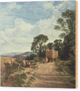 Harvest Time Wood Print