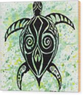 Hawaiian Honu Wood Print