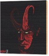 Hellboy / Anung Un Rama Wood Print